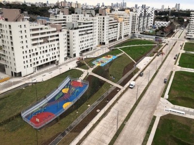 07 de Septiembre-Finalizaron las obras del nuevo espacio verde en el Parque de la Estación Buenos Aires de Parque Patricios