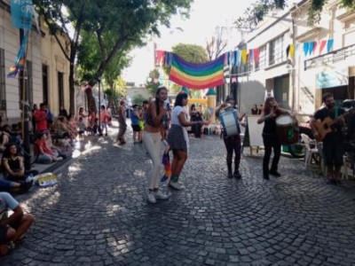 23 de Febrero-Carnaval disidente de la comunidad LGTB en el barrio del Abasto