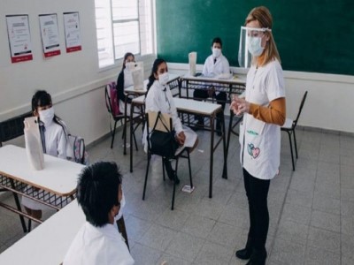 clases presenciales en las Escuelas porteñas_