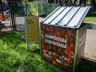 20 de Septiembre-Inauguran composteras comunitarias en las plazas porteñas_