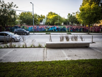 14 de Marzo-Inauguraron un nuevo espacio verde en el barrio de Chacarita_