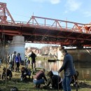 10 de Julio-Por la celebración del Día de la Acción Ambiental por la Cuenca Matanza Riachuelo, plantaron árboles nativos en Villa Soldati_