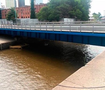 29 de Agosto-Concluyeron las tareas de reparación del Puente Cecilia Grierson en Puerto Madero_