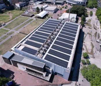 16 de Diciembre-En La Rural de Palermo instalaron el mayor Parque Solar de la Ciudad_