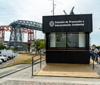 14 de Enero-El Puente Transbordador Nicolás Avellaneda volverá a funcionar para promover el turismo en el barrio de La Boca y la Isla Maciel_