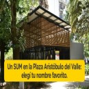 16 de Enero-Se realizará un Concurso para ponerle nombre al nuevo Salón de usos múltiples de la Plaza Aristóbulo del Valle_