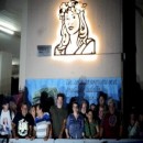 12 de Febrero-Inauguraron un mural lumínico de la cantante de cumbia “Gilda” en el barrio de Villa Lugano_