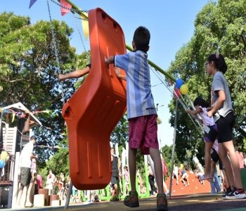 28 de Enero-Puesta en valor del Circuito deportivo del Parque Avellaneda_