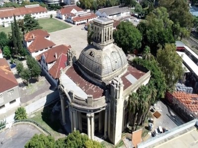 30 de Enero-Comenzaron con el proceso de restauración del Pabellón del Centenario_