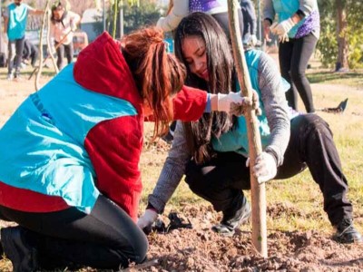 20 de Febrero-Jornadas de plantación de especies nativas en el Parque Indoamericano_