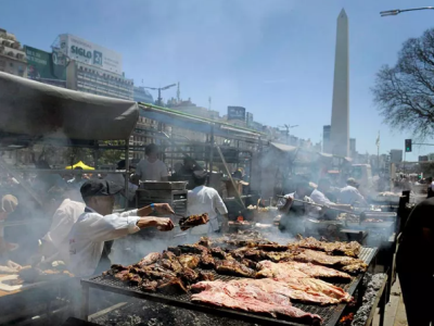 13 de Junio-Campeonato Federal del Asado frente al Obelisco porteño_