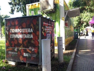 15 de Mayo-Instalaron una Compostera Comunitaria en el Parque Chacabuco_