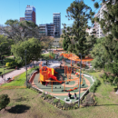 18 de Agosto-Renovaron el Patio de Juegos del Parque Rivadavia_